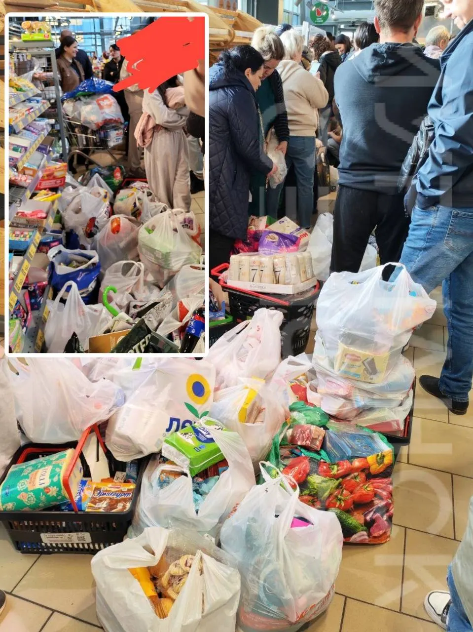 Супермаркет на улице Кольского, 77 закрывается; сегодня последний день распродажи перед закрытием.