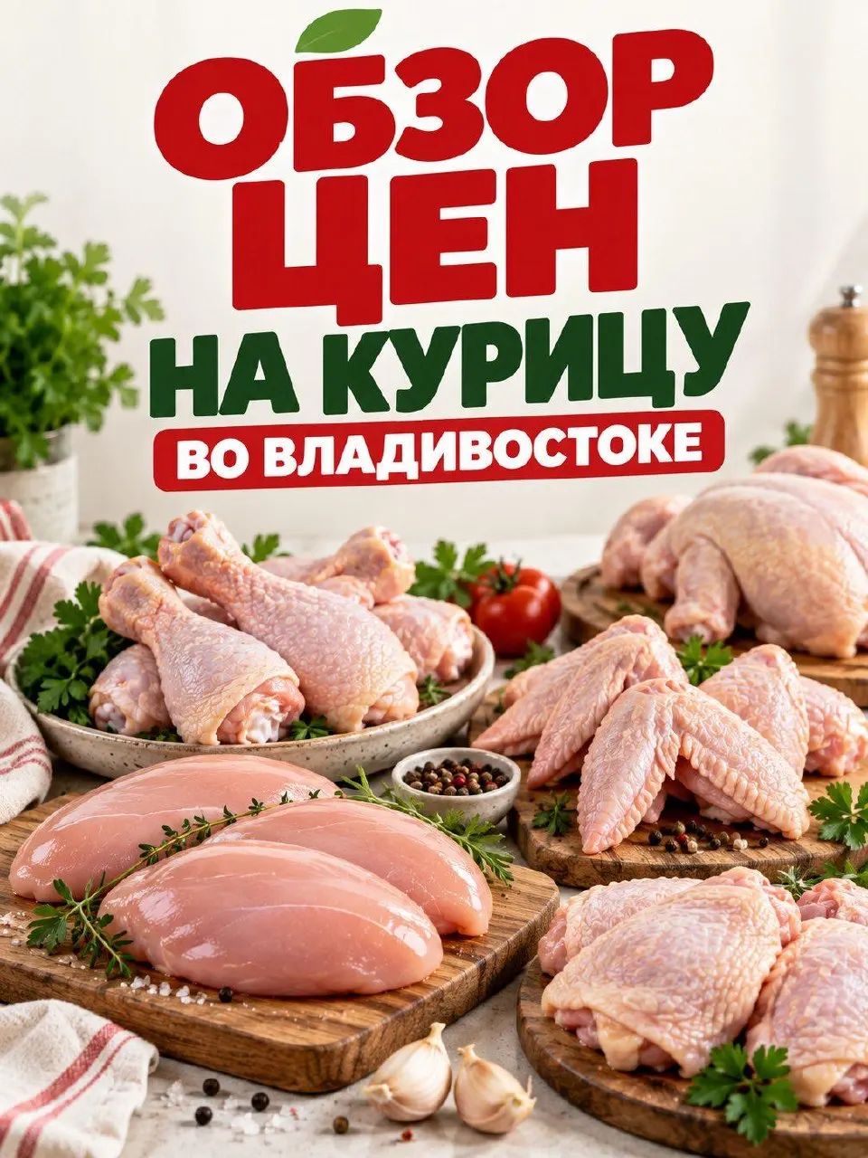 В торговых сетях Приморского края зафиксированы рекордные цены на курицу: куриное бедро без костей стоит 725,99 рубля за единицу.